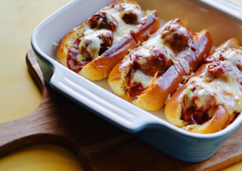 Beef Meatball Submarine
